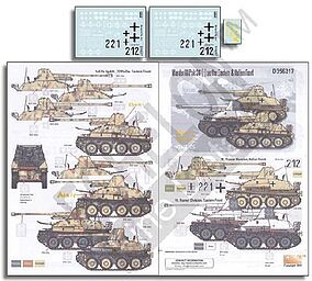 Echelon Marder III Pak 36(r) on Eastern & Italian Fronts Plastic Model Military Decal 1/35 #356217 Echelon Marder III Pak 36(r) on Eastern & Italian Fronts Plastic Model Military Decal 1/35 #356217
