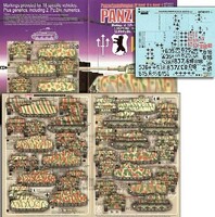 Echelon PzKpfw VI Ausf H/J Plastic Model Tank Decal 1/48 Scale #481013 Echelon PzKpfw VI Ausf H/J Plastic Model Tank Decal 1/48 Scale #481013
