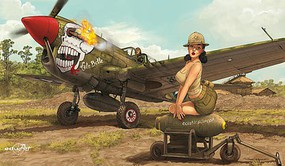 Warhawk Fighter (EduArt Ltd Edition Plastic Kit) Plastic Model Airplane 1/32 Scale #11104