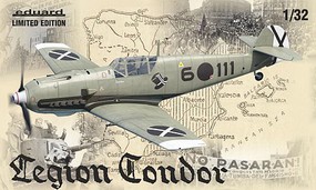 Eduard-Models Legion Condor Aircraft (Limited Edition) Plastic Model Airplane Kit 1/32 Scale #11105 Eduard-Models Legion Condor Aircraft (Limited Edition) Plastic Model Airplane Kit 1/32 Scale #11105