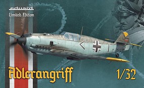 Eduard-Models 1/32 WWII Bf109E Adlerangriff German Fighter (Ltd Edition Plastic Kit) Eduard-Models 1/32 WWII Bf109E Adlerangriff German Fighter (Ltd Edition Plastic Kit)