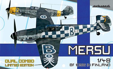 Eduard-Models Mersu/Bf109 in Finland Fighter Dual Combo Plastic Model Airplane Kit 1/48 Scale #11114