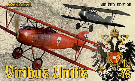 Eduard-Models Viribus Units Aircraft (Limited Edition) Plastic Model Airplane Kit 1/48 Scale #11124