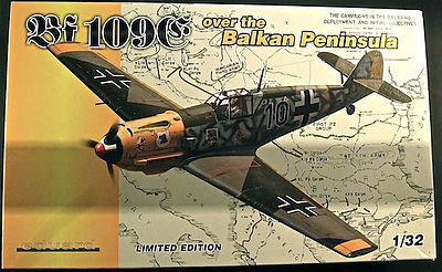 Eduard-Models Messerschmitt Bf109E Fighter Balkan Peninsula Plastic Model Airplane Kit 1/32 Scale #1156