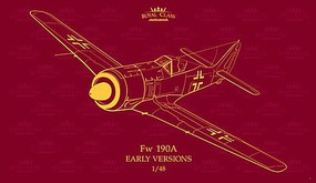 Fw190A Early Version Fighter (Limited Edition) Plastic Model Airplane Kit 1/48 Scale #16