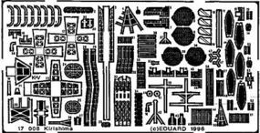 Kirishima for a Hasegawa Model Plastic Model Ship Detail Kit 1/700 Scale #17008