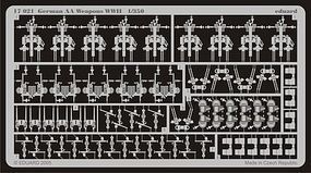 German AA Weapons WWII Plastic Model Ship Detail Kit 1/350 Scale #17021