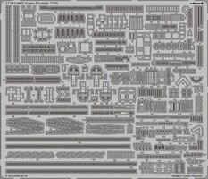 HMS Queen Elizabeth for TSM Plastic Model Ship Accessory 1/700 Scale #17041