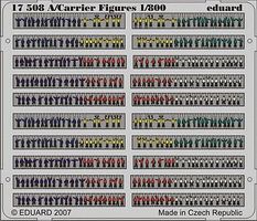 Aircraft Carrier Figures (Painted) Plastic Model Ship Figure 1/800 Scale #17508