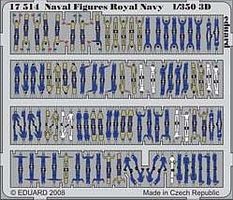 Eduard-Models Royal Navy Figures (Painted Self Adhesive) Plastic Model Ship Figure 1/350 #17514 Eduard-Models Royal Navy Figures (Painted Self Adhesive) Plastic Model Ship Figure 1/350 #17514