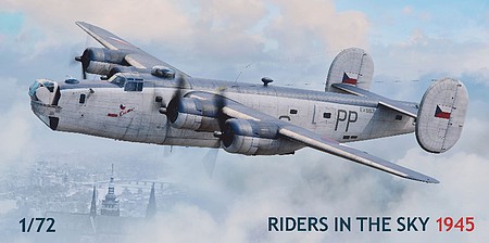 Eduard-Models WWII Liberator GR Mk Mk V/VI Riders in the Sky 1944 Plastic Model Airplane Kit 1/72 #2123