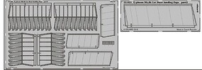Eduard-Models Typhoon Mk Ib Car Door Landing Flaps for ARX Plastic Model Aircraft Accessory 1/24 #23023 Eduard-Models Typhoon Mk Ib Car Door Landing Flaps for ARX Plastic Model Aircraft Accessory 1/24 #23023