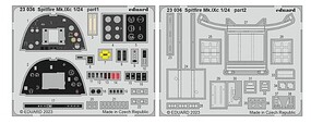 Eduard-Models Spitfire Mk IXc details for Airfix Plastic Model Aircraft Accessory 1/24 Scale #23036