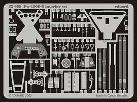 Fw190D9 Interior Details for Hasegawa Plastic Model Aircraft Accessory 1/32 Scale #32099