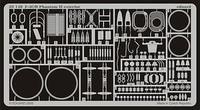 Eduard-Models F4C/D Phantom II Exterior for Tamiya Plastic Model Aircraft Accessory 1/32 #32148 Eduard-Models F4C/D Phantom II Exterior for Tamiya Plastic Model Aircraft Accessory 1/32 #32148