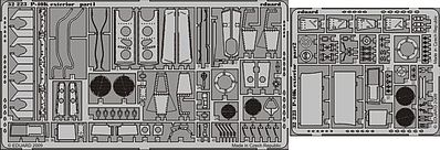 Eduard-Models P40K Exterior Details for Hasegawa Plastic Model Aircraft Accessory 1/32 Scale #32223