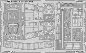 Fw190A8 Exterior for RVL Plastic Model Aircraft Accessory 1/32 Scale #32416
