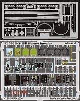 Aircraft- F/A18D Interior Plastic Model Aircraft Accessory 1/32 Scale #32556
