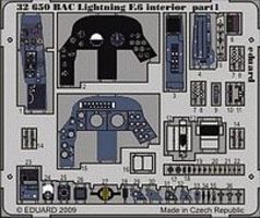 Eduard-Models Aircraft-BAC Lightning F6 Interior 1 & 2 Plastic Model Aircraft Accessory 1/32 Scale #32650 Eduard-Models Aircraft-BAC Lightning F6 Interior 1 & 2 Plastic Model Aircraft Accessory 1/32 Scale #32650