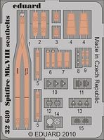 Eduard-Models Aircraft- Spitfire Mk VIII Seatbelts Plastic Model Aircraft Accessory 1/32 Scale #32680 Eduard-Models Aircraft- Spitfire Mk VIII Seatbelts Plastic Model Aircraft Accessory 1/32 Scale #32680