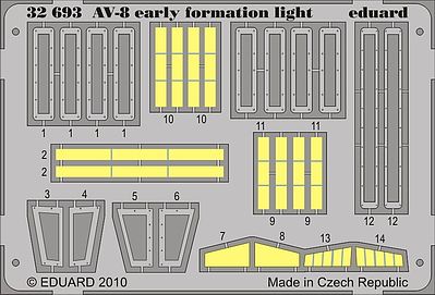 Eduard-Models AV8 Early Formation Light Plastic Model Aircraft Accessory 1/32 Scale #32693