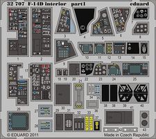 Eduard-Models Aircraft- F14D Interior Plastic Model Aircraft Accessory 1/32 Scale #32707 Eduard-Models Aircraft- F14D Interior Plastic Model Aircraft Accessory 1/32 Scale #32707