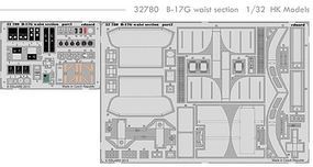 Eduard-Models B17G Waist Section Plastic Model Aircraft Accessory 1/32 Scale #32780