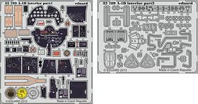 Eduard-Models Aircraft- A1D Interior Plastic Model Aircraft Accessory 1/32 Scale #32789 Eduard-Models Aircraft- A1D Interior Plastic Model Aircraft Accessory 1/32 Scale #32789
