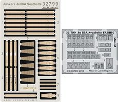 Eduard-Models Aircraft- Ju88A Seatbelts Fabric-Type Plastic Model Aircraft Accessory 1/32 Scale #32799 Eduard-Models Aircraft- Ju88A Seatbelts Fabric-Type Plastic Model Aircraft Accessory 1/32 Scale #32799