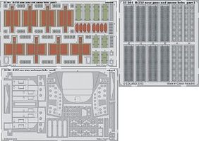 Aircraft- B25J Nose Guns & Ammo Belts Plastic Model Aircraft Accessory 1/32 Scale #32801