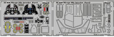 Eduard-Models Mirage IIIc Interior for ITA (Painted) Plastic Model Aircraft Accessory 1/32 Scale #32859