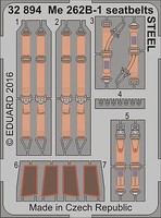 Seatbelts Me262B1 Steel for RVL (Painted) Plastic Model Aircraft Accessory 1/32 #32894