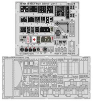 Eduard-Models B17E/F Front Interior for HKM (Painted) Plastic Model Aircraft Accessory 1/32 #32901 Eduard-Models B17E/F Front Interior for HKM (Painted) Plastic Model Aircraft Accessory 1/32 #32901