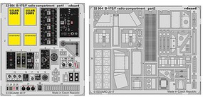 Eduard-Models B17E/F Radio Compartment for HKM (Painted) Plastic Model Aircraft Accessory 1/32 #32904 Eduard-Models B17E/F Radio Compartment for HKM (Painted) Plastic Model Aircraft Accessory 1/32 #32904