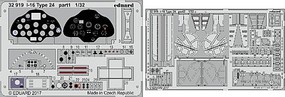 Eduard-Models I16 Type 24 for ICM (Painted) Plastic Model Aircraft Accessory 1/32 #32919 Eduard-Models I16 Type 24 for ICM (Painted) Plastic Model Aircraft Accessory 1/32 #32919