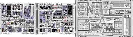 Eduard-Models MiG29UB Interior for TSM (Painted) Plastic Model Aircraft Accessory 1/32 Scale #32928