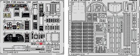 Eduard-Models F5E Interior for KTY (Painted) Plastic Model Aircraft Accessory 1/32 Scale #32930