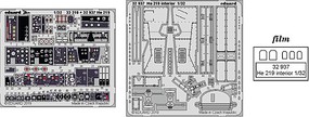 Eduard-Models 1/32 Aircraft- He219 Interior for RVL (Painted) Eduard-Models 1/32 Aircraft- He219 Interior for RVL (Painted)