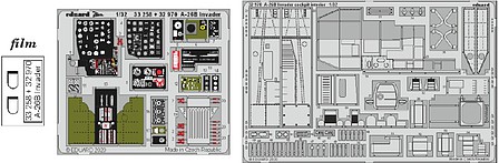 Eduard-Models A26B Invader Cockpit Interior for HBO Plastic Model Aircraft Accessory 1/32 Scale #32970
