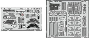 Eduard-Models CR42 details for ICM (Painted) Plastic Model Aircraft Accessory 1/32 Scale #32979