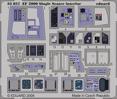 Aircraft- EF2000 Interior Plastic Model Aircraft Accessory 1/32 Scale #33037