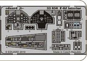 Aircraft- F8J Interior Plastic Model Aircraft Accessory 1/32 Scale #33050
