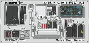 Eduard-Models F35A detail set for TSM Plastic Model Aircraft Accessory 1/32 Scale #33353