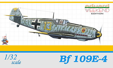 Eduard-Models Bf109E4 9/JG54 Lt. J Eberles Fighter Aug. 1940 Plastic Model Airplane Kit 1/32 Scale #3403