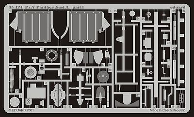 Eduard-Models Pz V Panther Ausf A Armor for Tamiya Plastic Model Vehicle Accessory 1/35 Scale #35424
