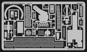 Armor- M1A1 Abrams Plastic Model Vehicle Accessory 1/35 Scale #35510
