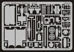 Armor- Challenger II Desert Plastic Model Vehicle Accessory 1/35 Scale #35743