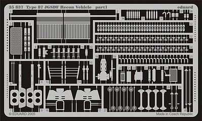 Eduard-Models Armor- Type 87 JGSDF Recon Vehicle Plastic Model Vehicle Accessory 1/35 Scale #35837