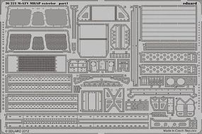 Armor- M-ATV MRAP Exterior Plastic Model Vehicle Accessory 1/35 Scale #36221