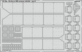 Eduard-Models Merkava IID Armour Shields Plastic Model Aircraft Accessory 1/35 Scale #36280 Eduard-Models Merkava IID Armour Shields Plastic Model Aircraft Accessory 1/35 Scale #36280